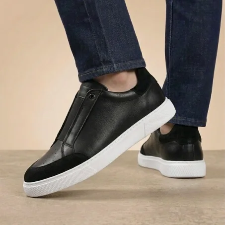 Le Sport Chic Sophistiqué – Sneaker Suède & Confort Actif