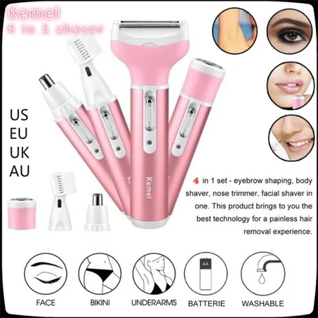 آلة الحلاقة 4 في 1 للنساء