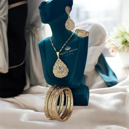 طقم  هماوي بلدي 6 قطع – لون ذهبي – ستانلس ستيل