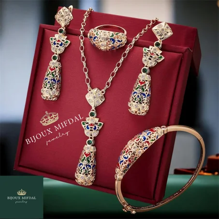 طقم 4 قطع – موديل تقليدي بلمسة عصرية