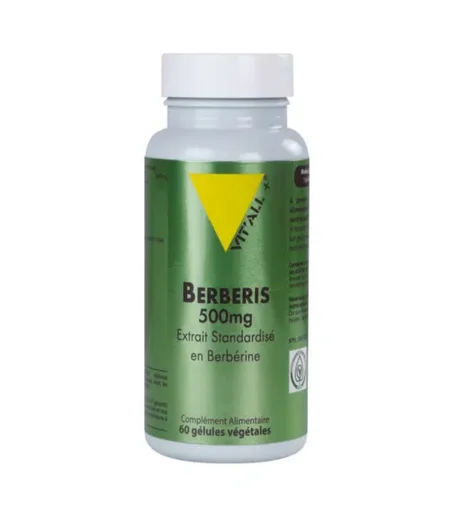 VITALL PLUS BERBERIS 500MG 60 GELULES