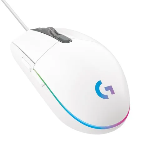 Logitech G102 LIGHTSYNC Souris Gaming avec Éclairage RVB, 8 000 PPP, Ultra-Léger - Blanc