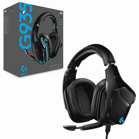 Logitech G935 Wireless 7.1 Surround Lightsync RGB Headset (Noir)