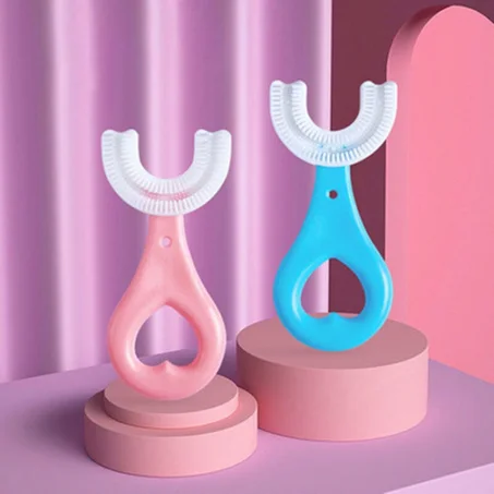 Kids ToothBrush U-Shaped - Heart