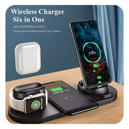 Wireless Charger Six in One