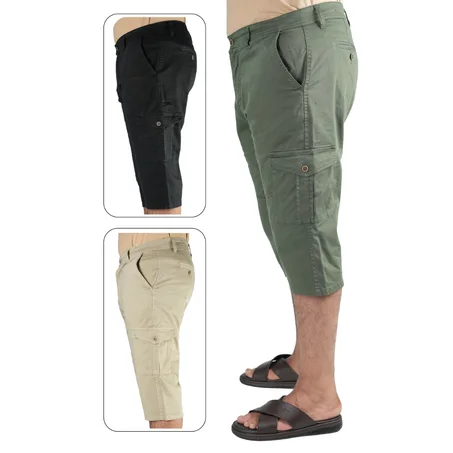 Pack de 3 Pantacourt Massimo Dutti En Toile Léger