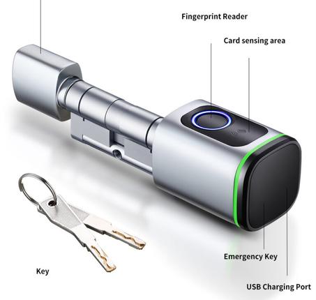 Cylindre électronique de serrure connectée OS103TYF