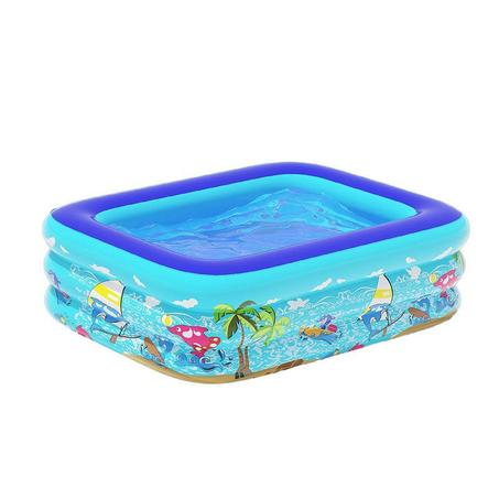 الأطفال حمام سباحة قابل للنفخ الأسرة أطفال لعب الأطفال مستطيل أضعاف بركة الصيف لعبة المياه الكبار ألعاب داخلية في الهواء الطلق