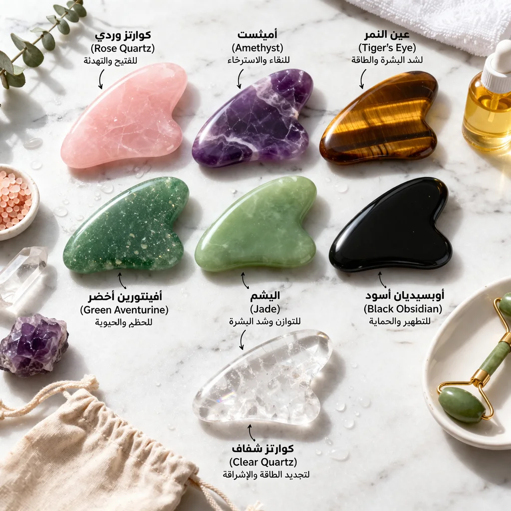 Guasha en pierres naturelles