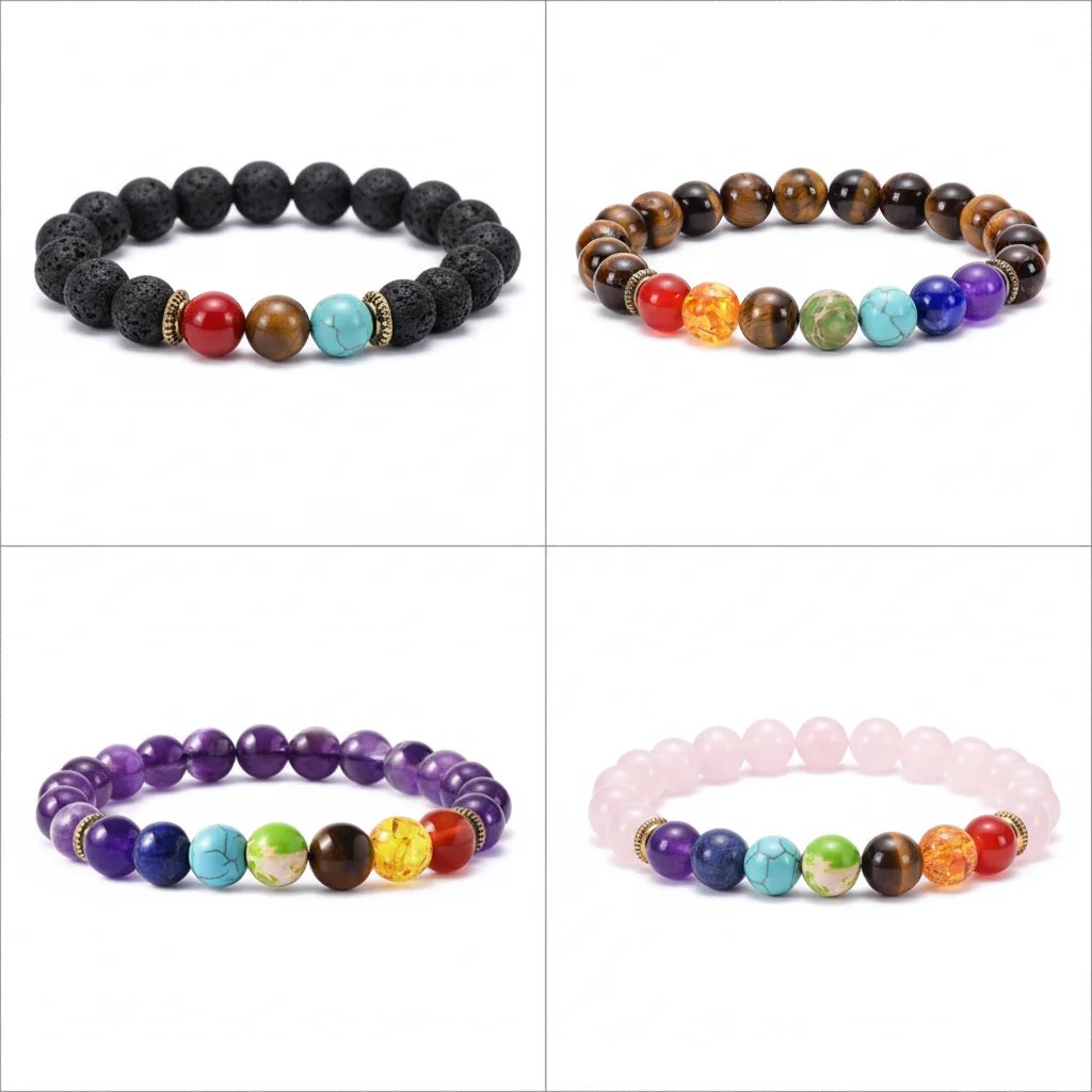 bracelets 7 pierre de chakra