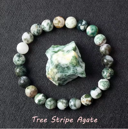 bracelet tree agate / سوار حجر عقيق الشجرة