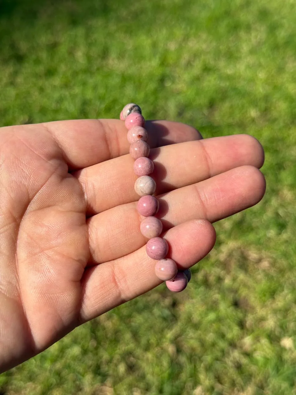 bracelet rhodonite / سوار حجر الرودونيت