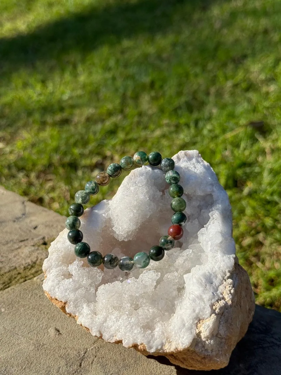 bracelet indian agate /سوار العقيق الهندي
