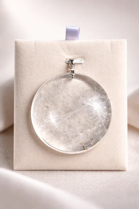 collier quartz blanc /قلادة الكوارتز الأبيض