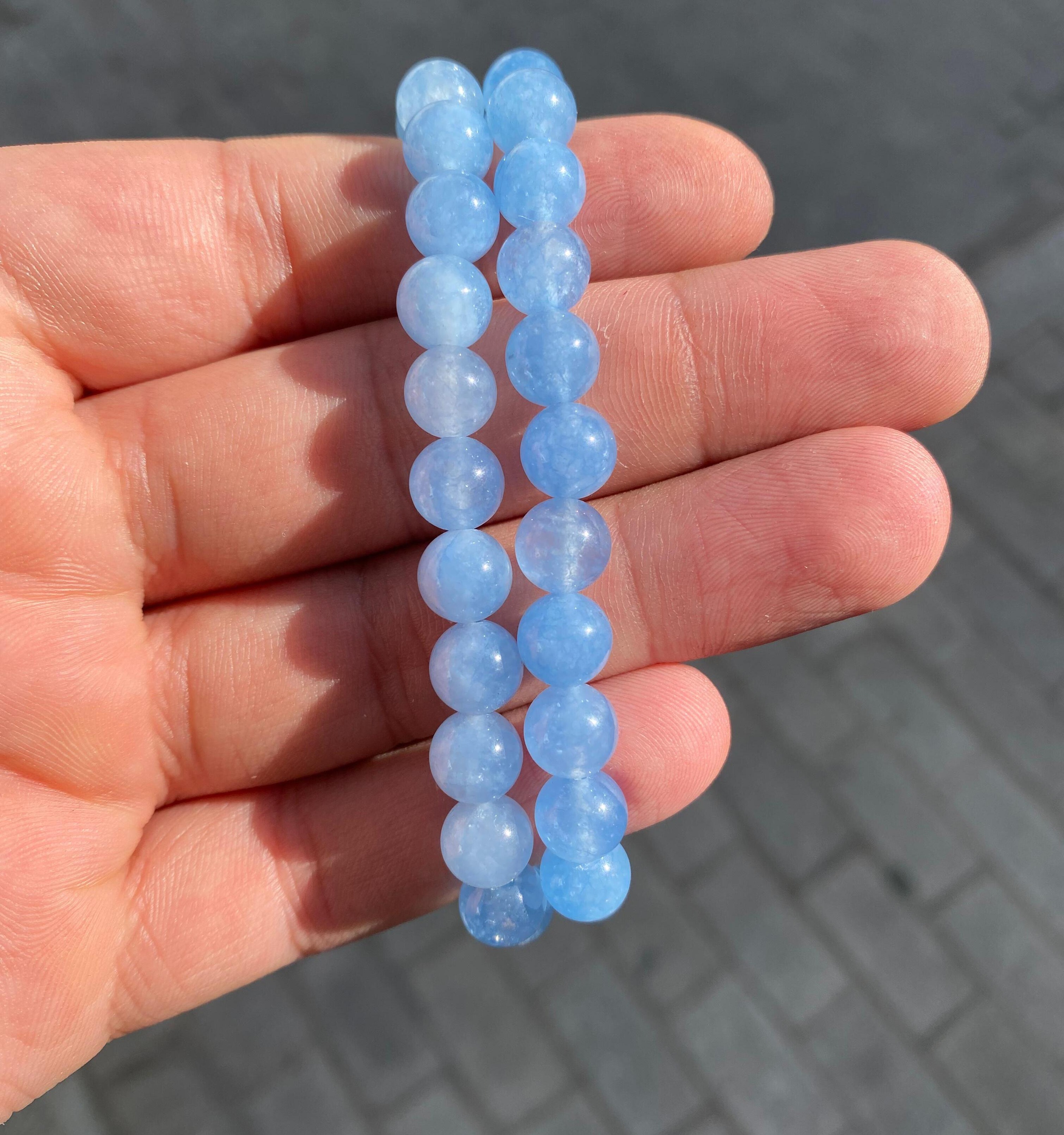 bracelet aquamarine/سوار الأكوامارين