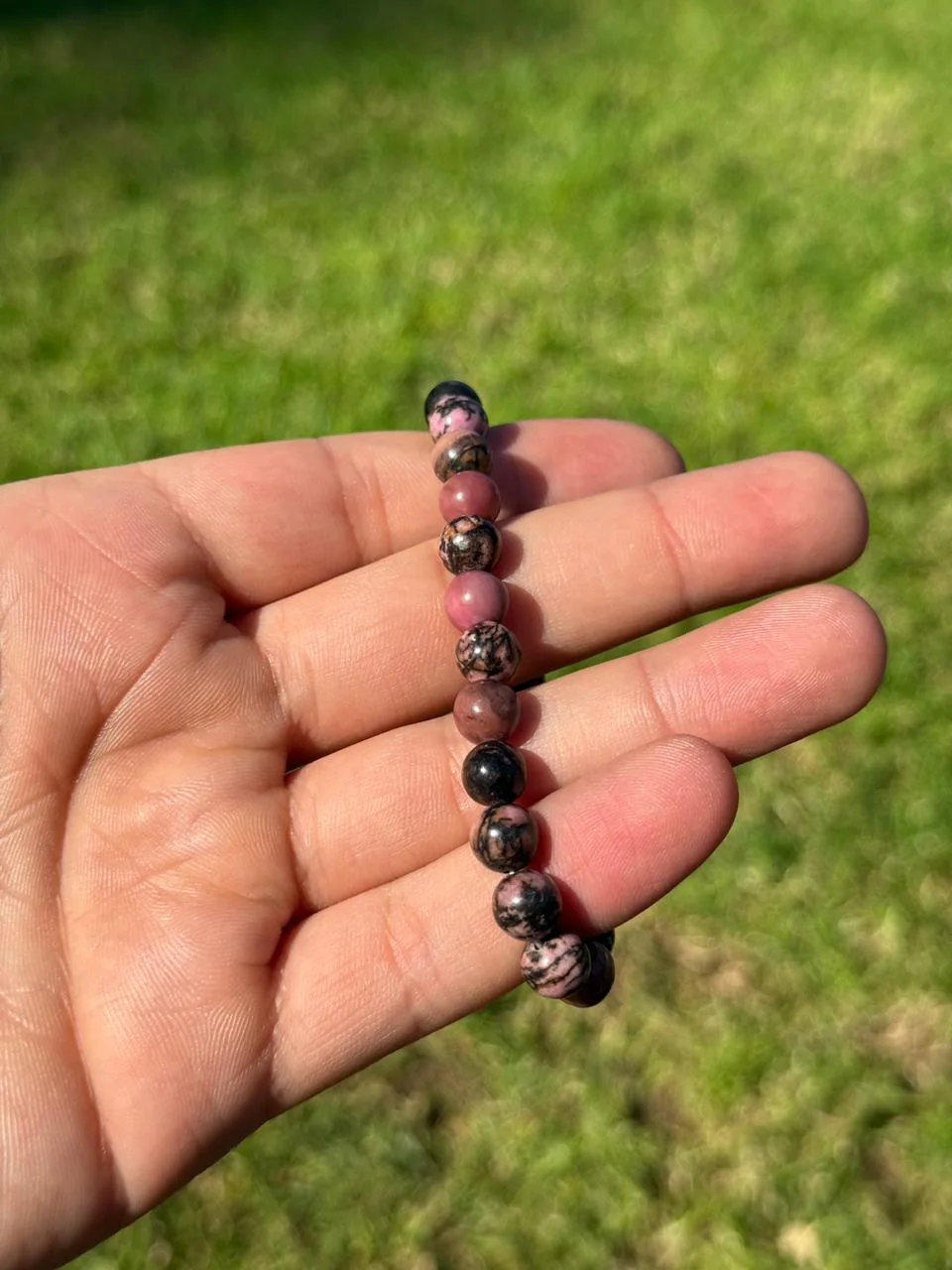 bracelet rhodonite / سوار حجر الرودونيت