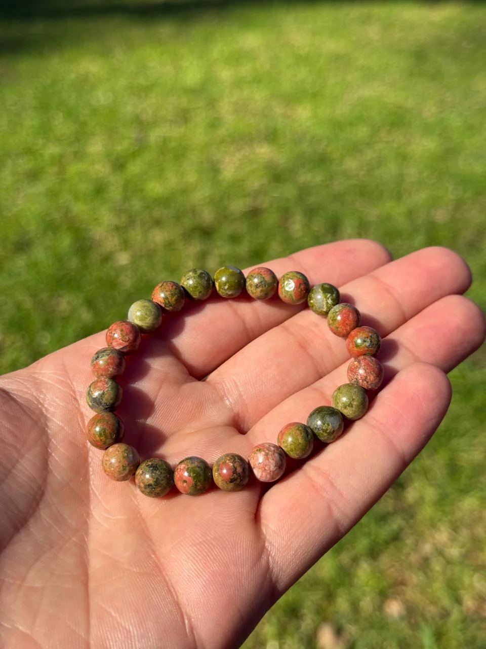 bracelet unakite / سوار يوناكيت