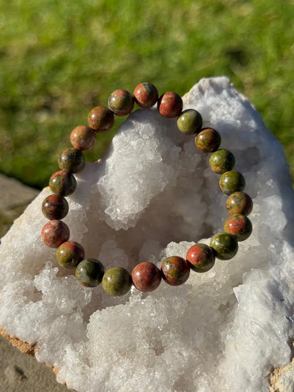 bracelet unakite / سوار يوناكيت