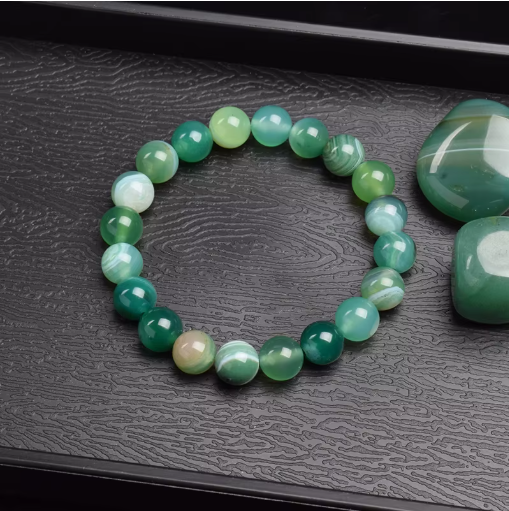 bracelet agate vert / سوار العقيق الأخضر