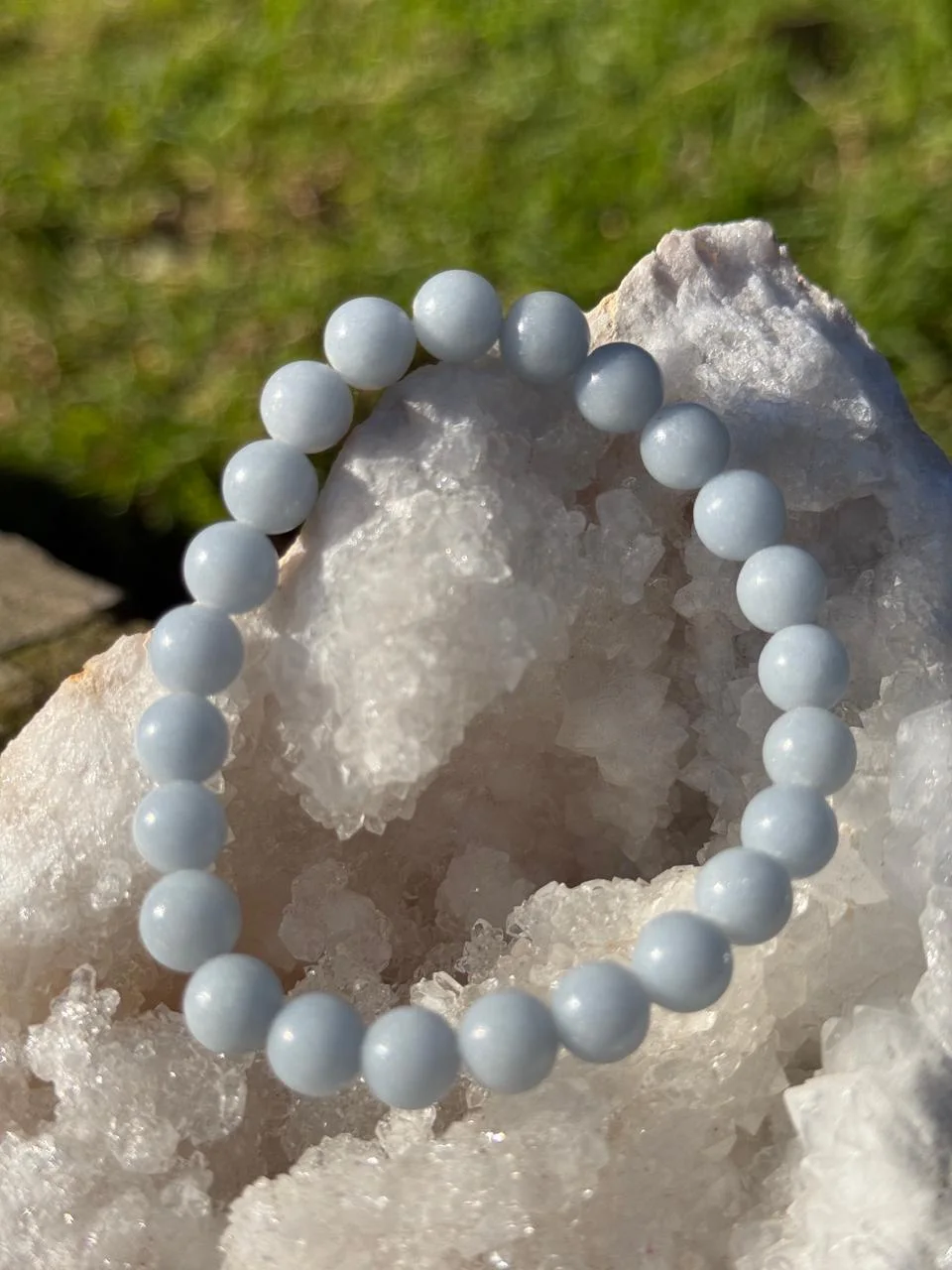 Bracelet Angélite / سوار انجليت