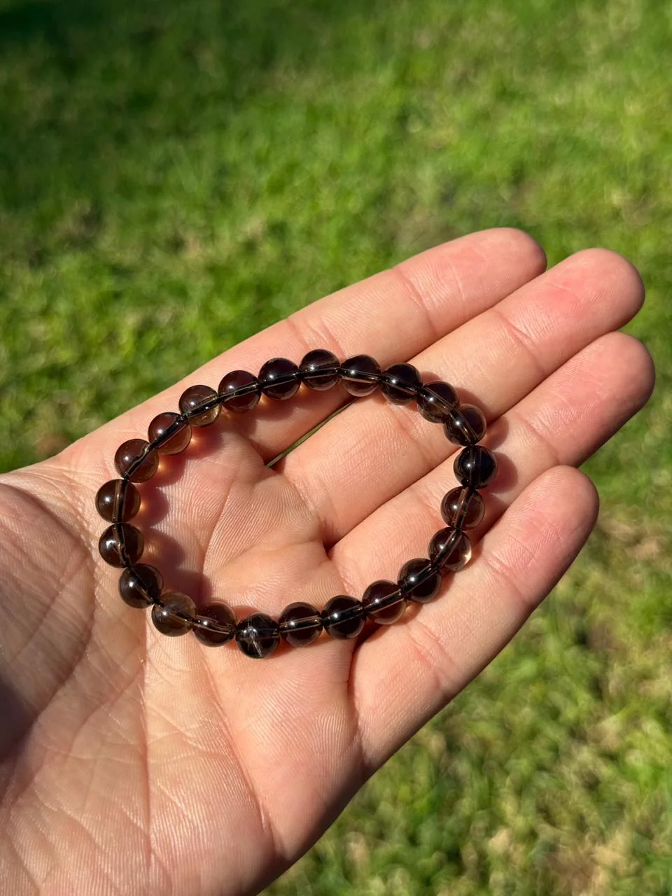 Bracelet Quartz fume/ سوار الكوارتز الدخان