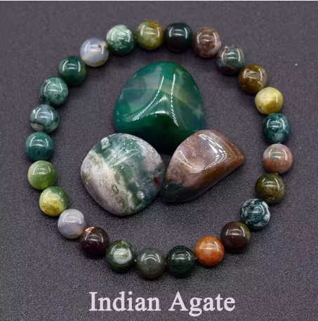 bracelet indian agate /سوار العقيق الهندي