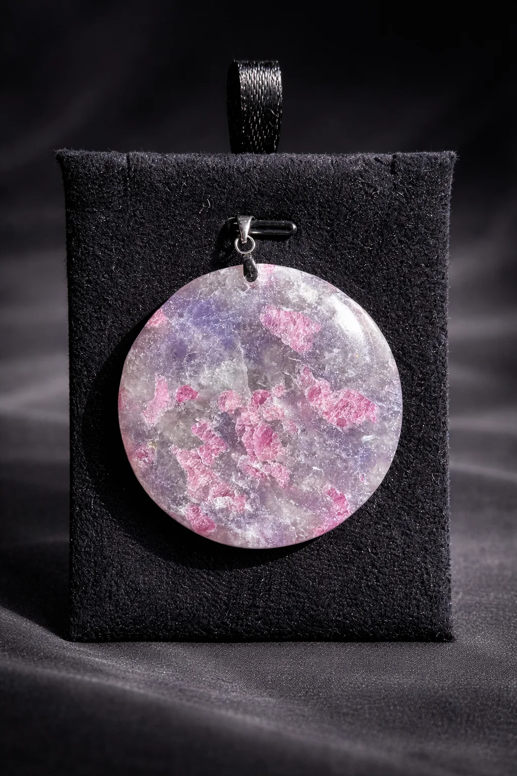 collier tourmaline rose/قلادة التورمالين الوردي