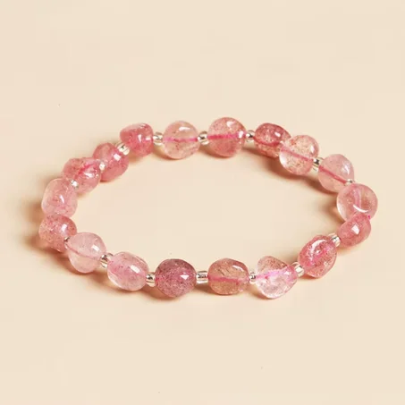 bracelet quartz fraise / سوار من الكوارتز الفراولة