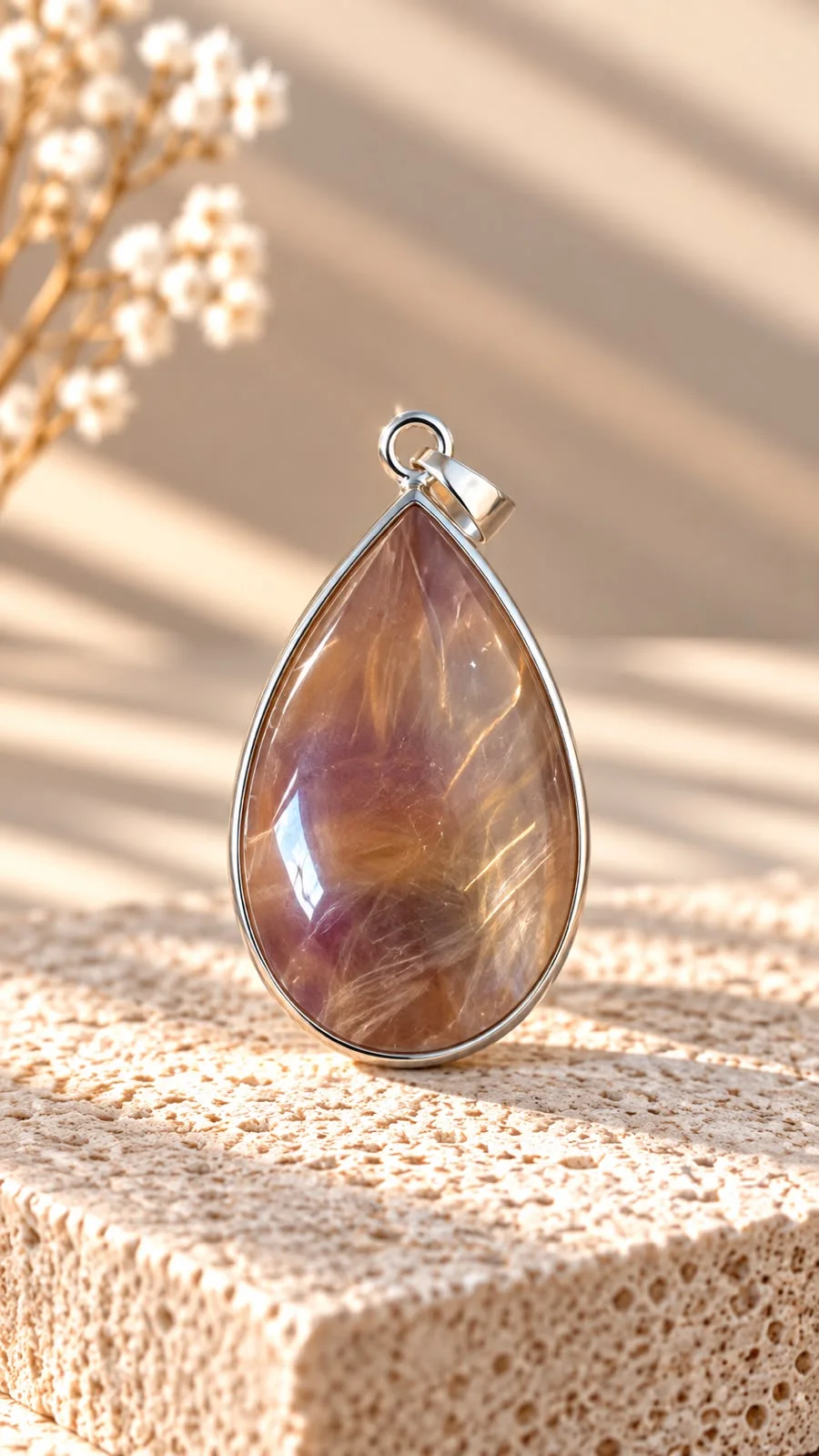 collier fluorite verte/قلادة الفلوريت الأخضر