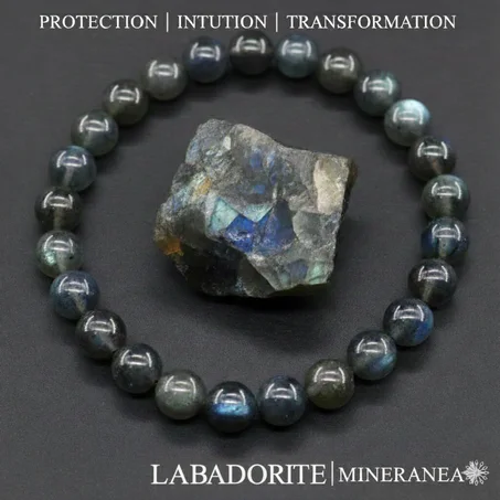 bracelet labradorite/ سوار حجر الطاووس