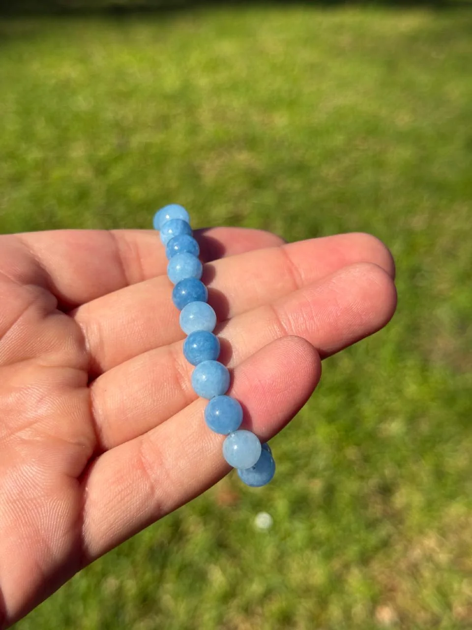 bracelet aquamarine/سوار الأكوامارين