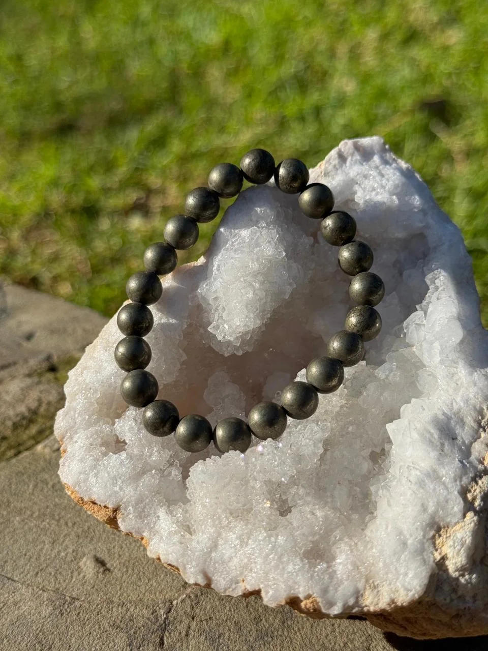 bracelet pyrite / سوار حجر البيريت