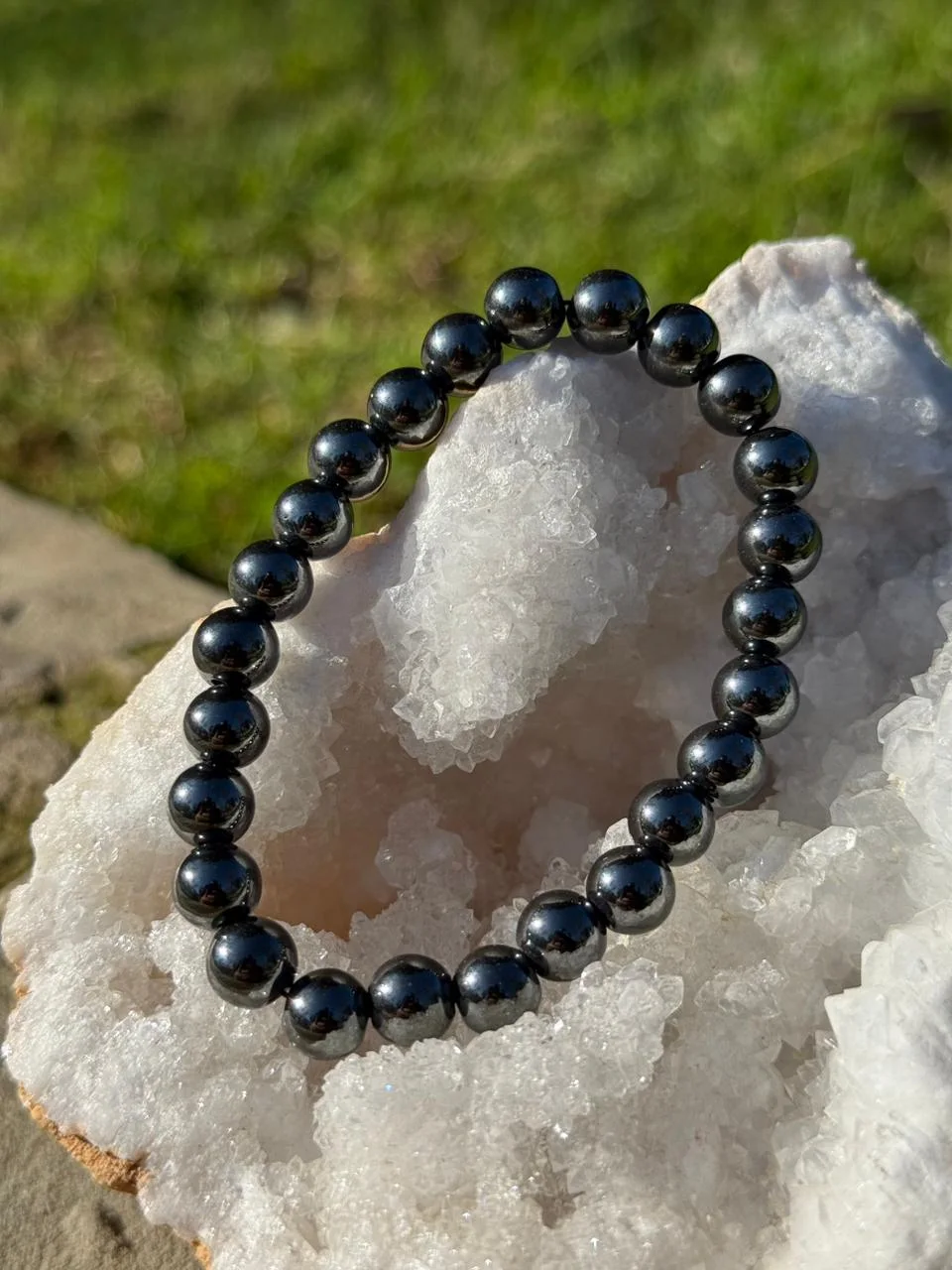 bracelet hématite / سوار الهيماتيت