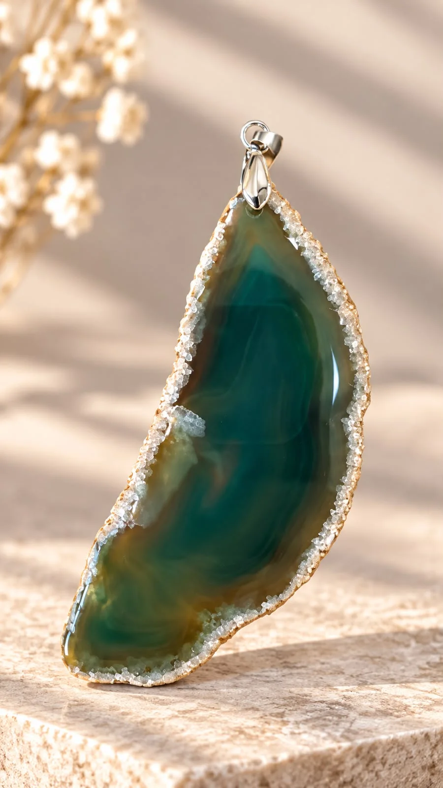 colliers agates /قلادات العقيق