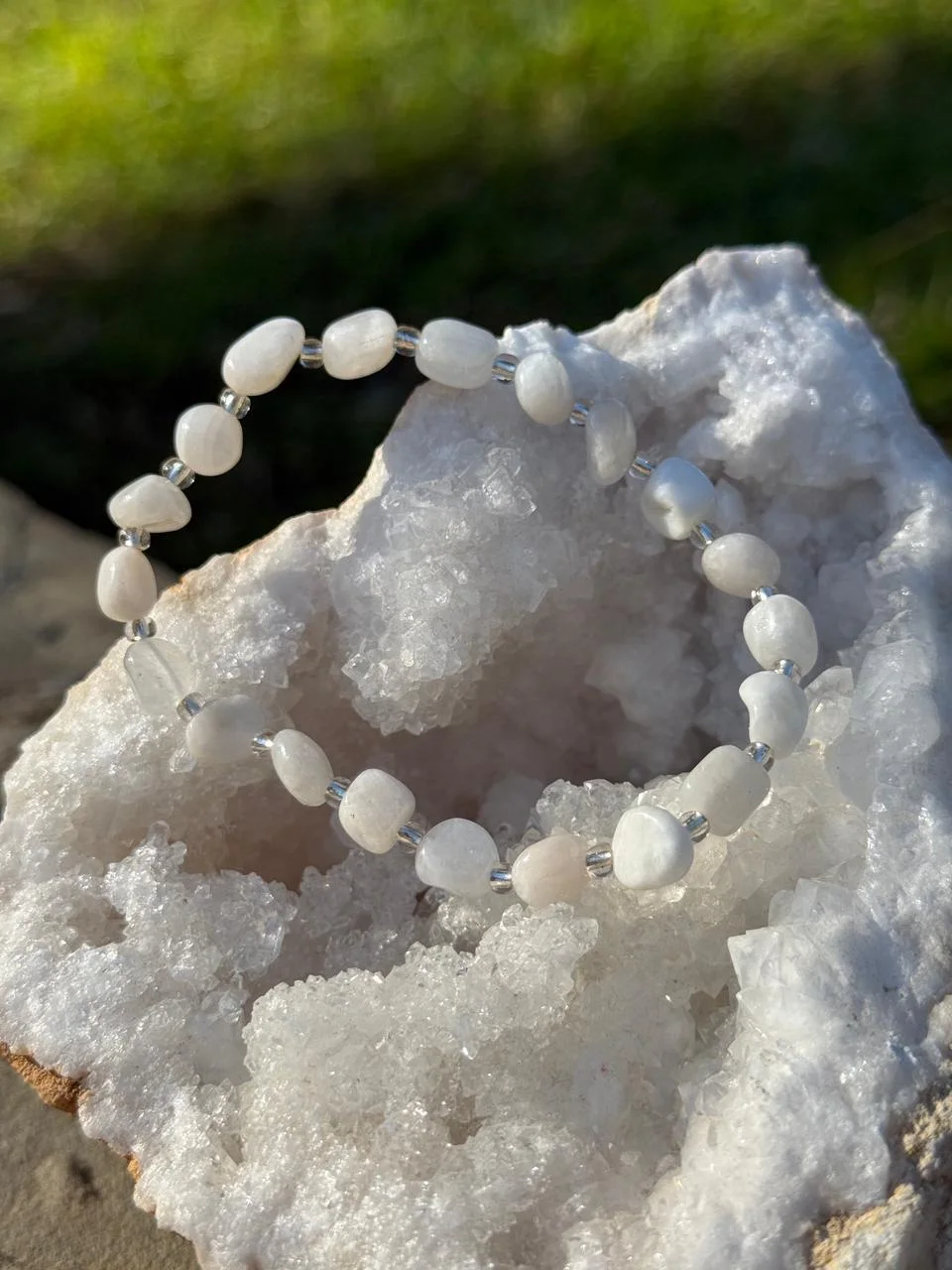 bracelet pierre de lune /سوار حجر القمر