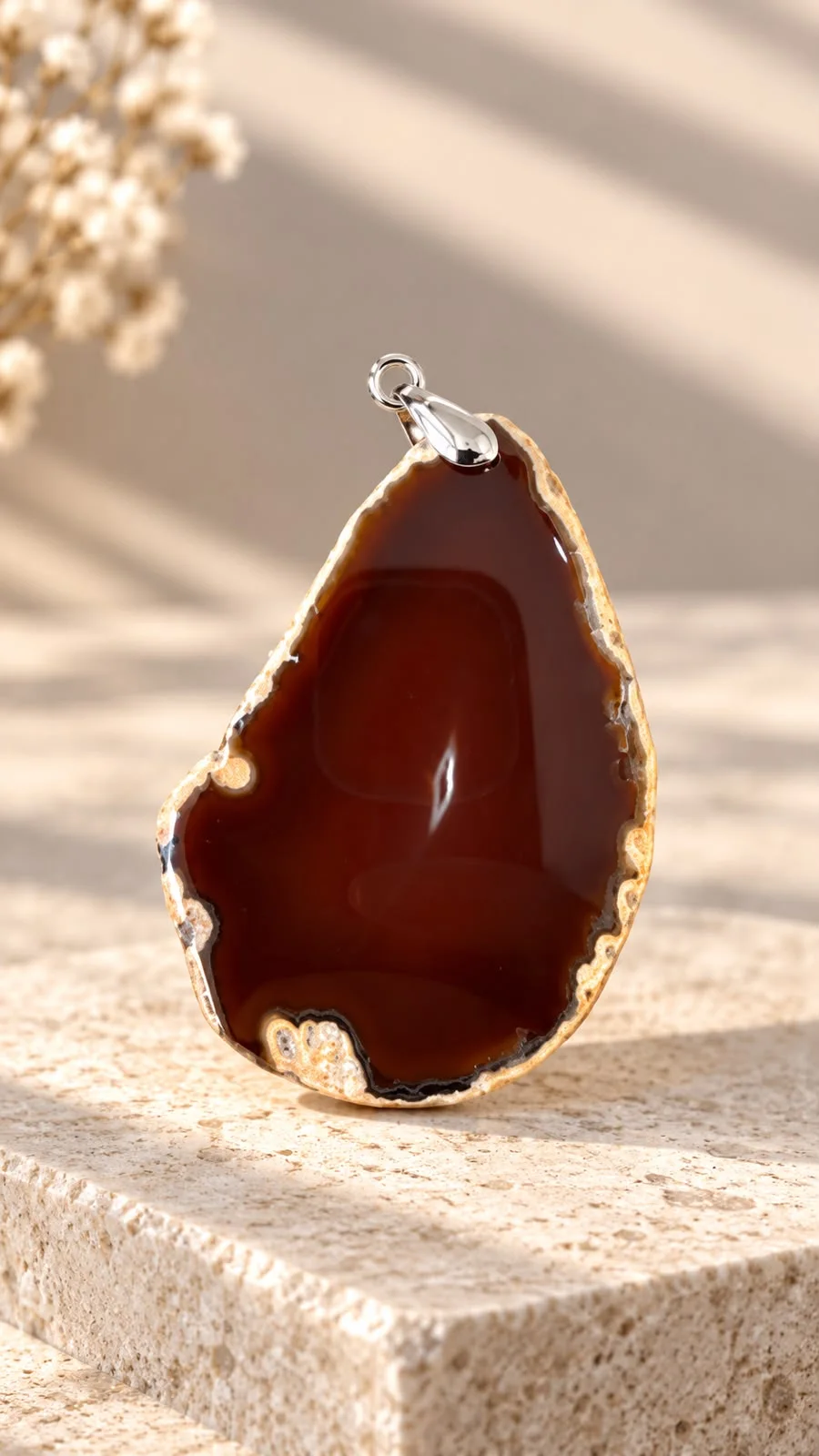 colliers agates /قلادات العقيق