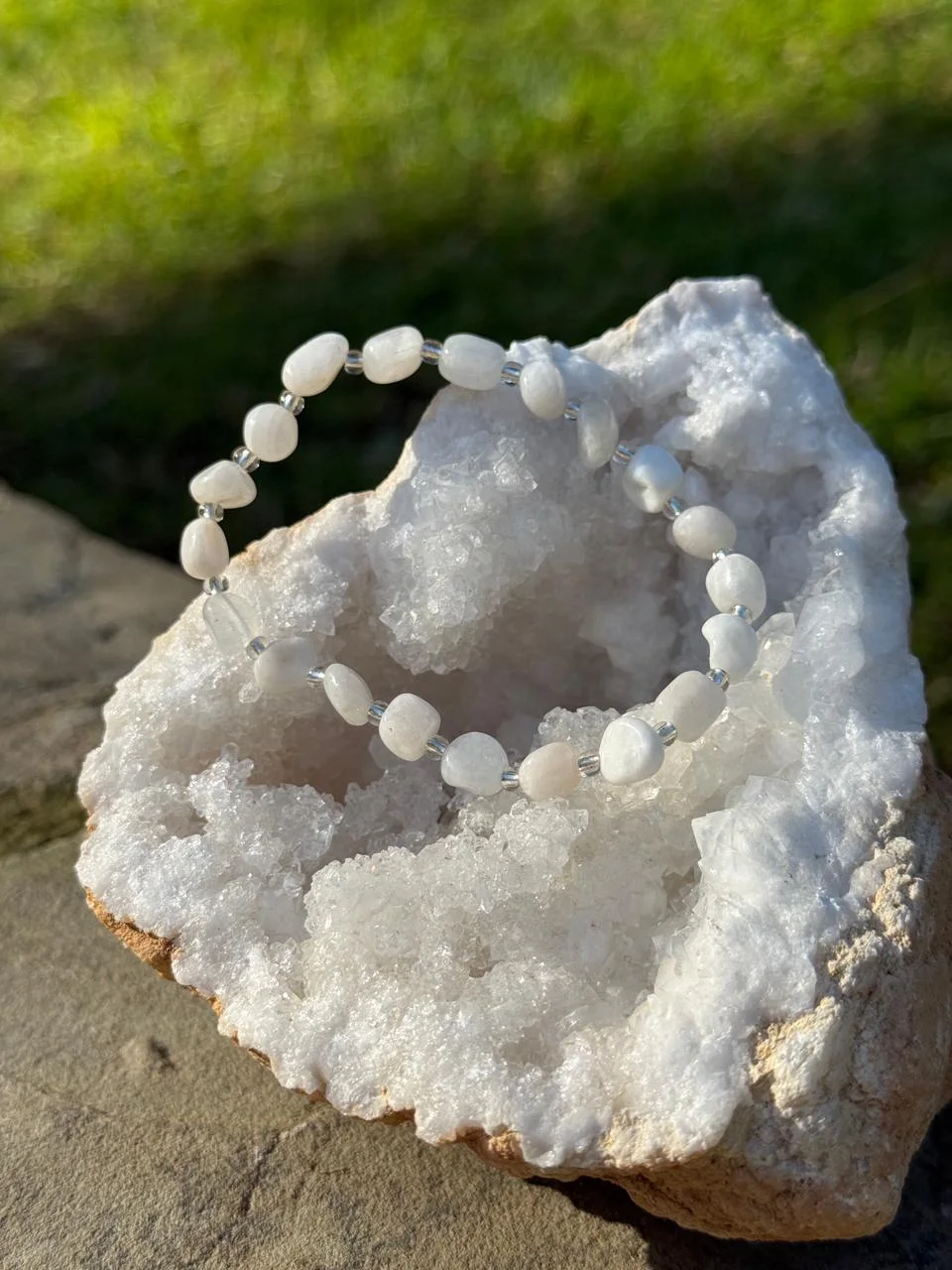 bracelet pierre de lune /سوار حجر القمر