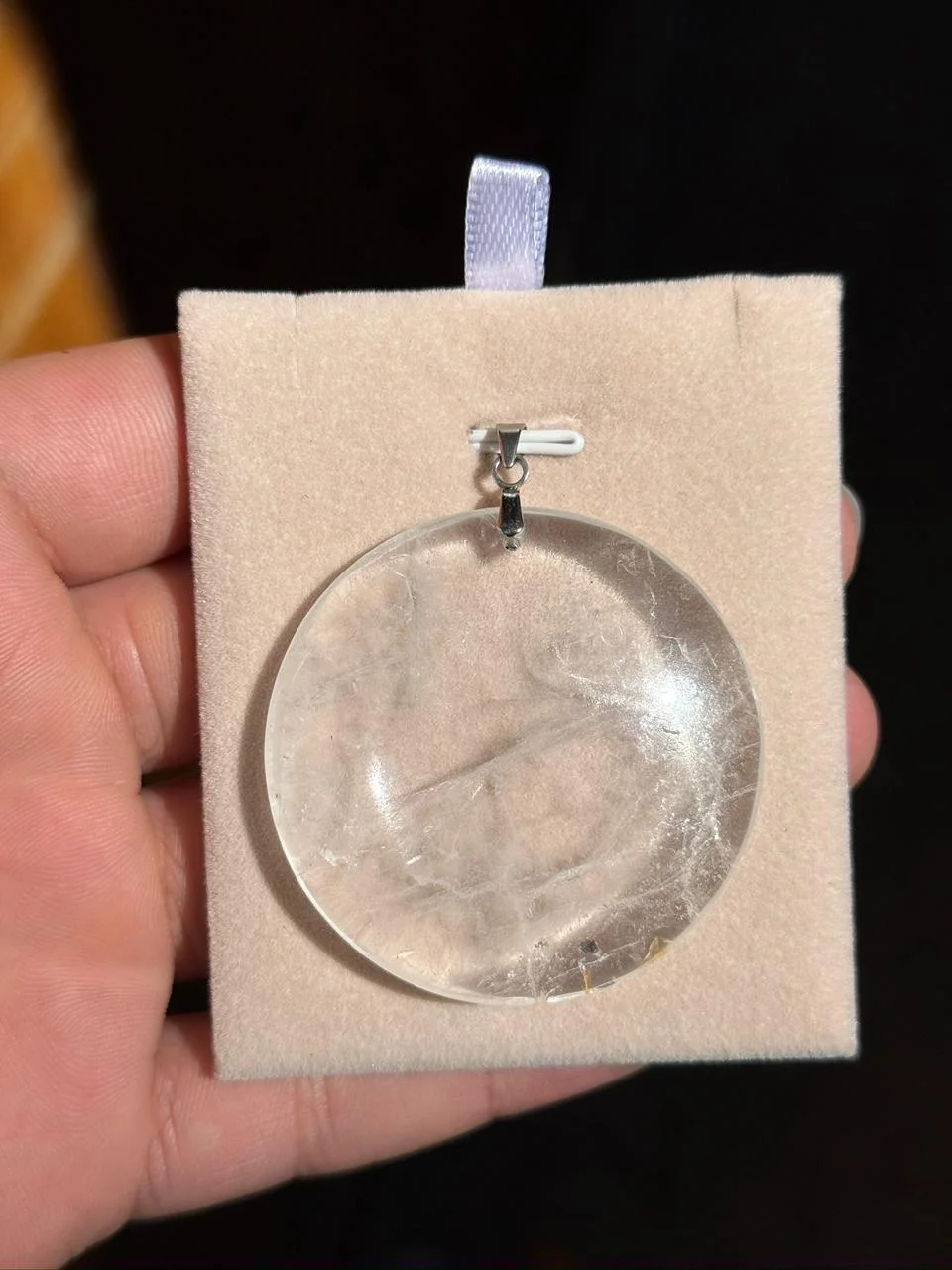 collier quartz blanc /قلادة الكوارتز الأبيض