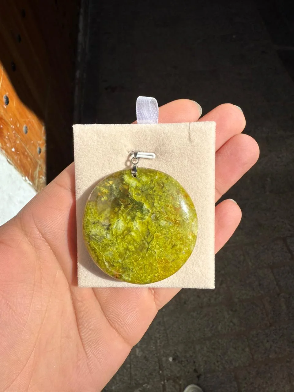 collier Opale verte /قلادة الأوبال الأخضر