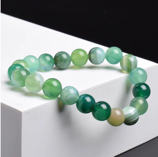 bracelet agate vert / سوار العقيق الأخضر