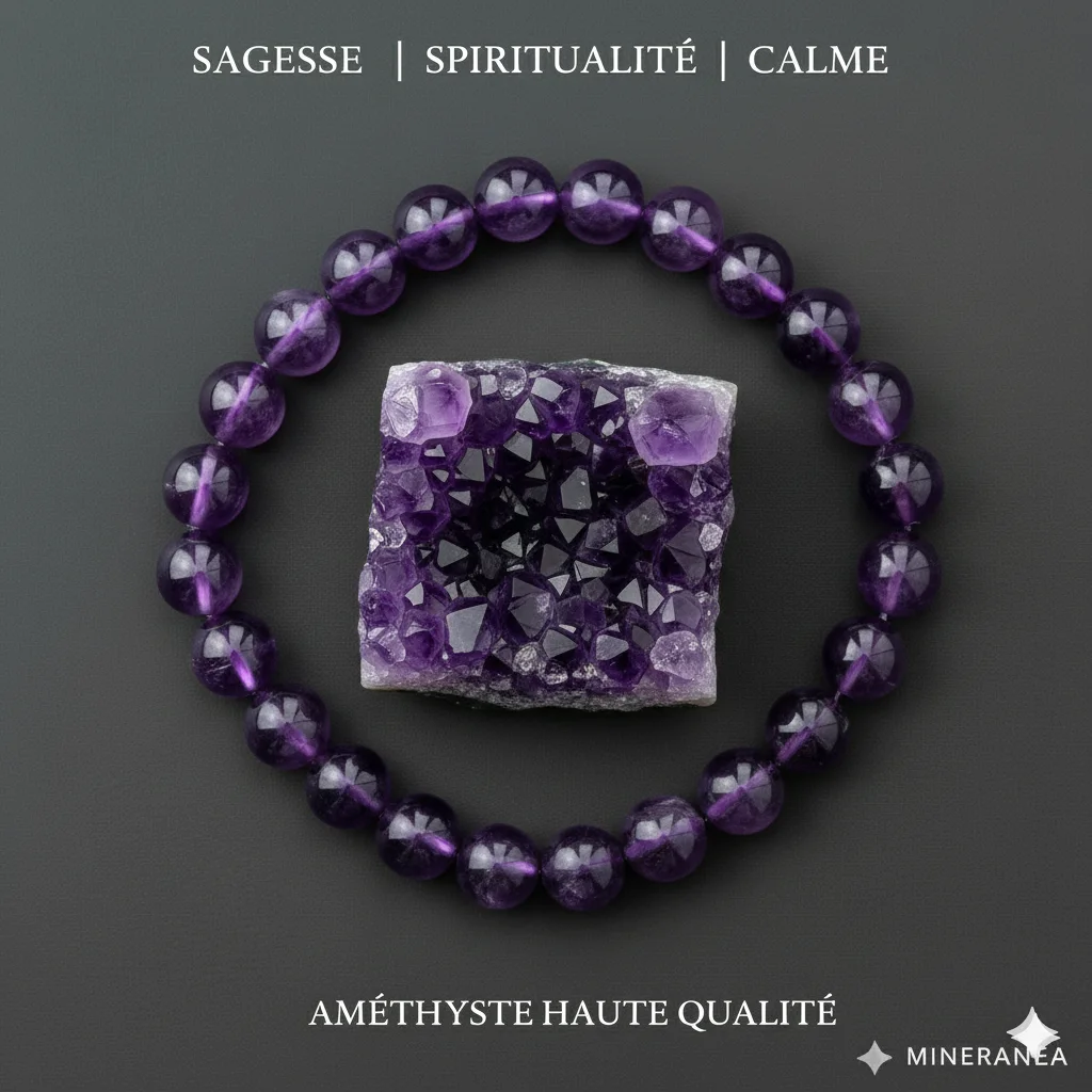 bracelet améthyste/سوار الأميثيست