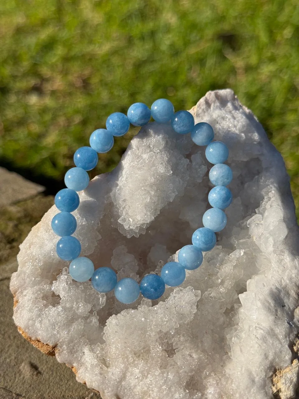 bracelet aquamarine/سوار الأكوامارين