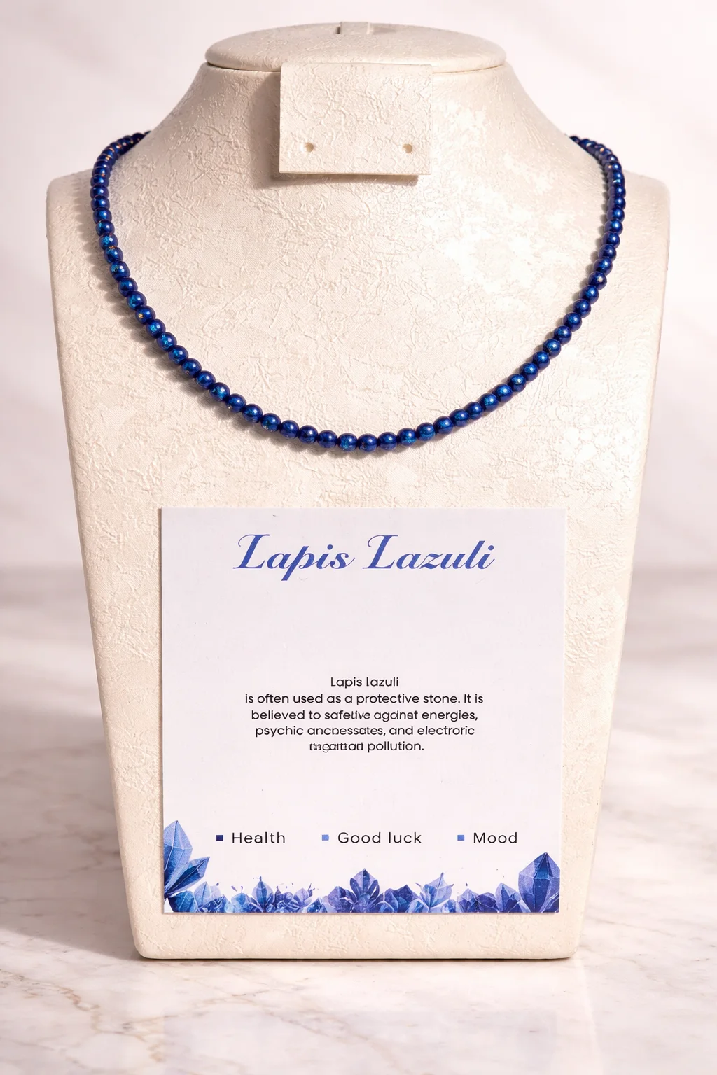 collier lapis lazuli