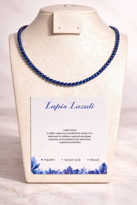 collier lapis lazuli