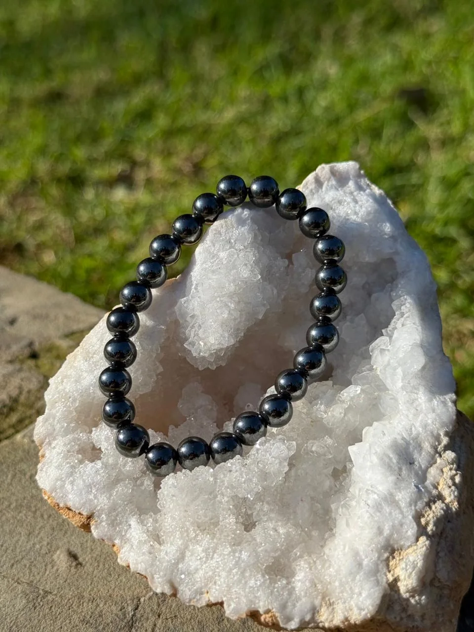 bracelet hématite / سوار الهيماتيت