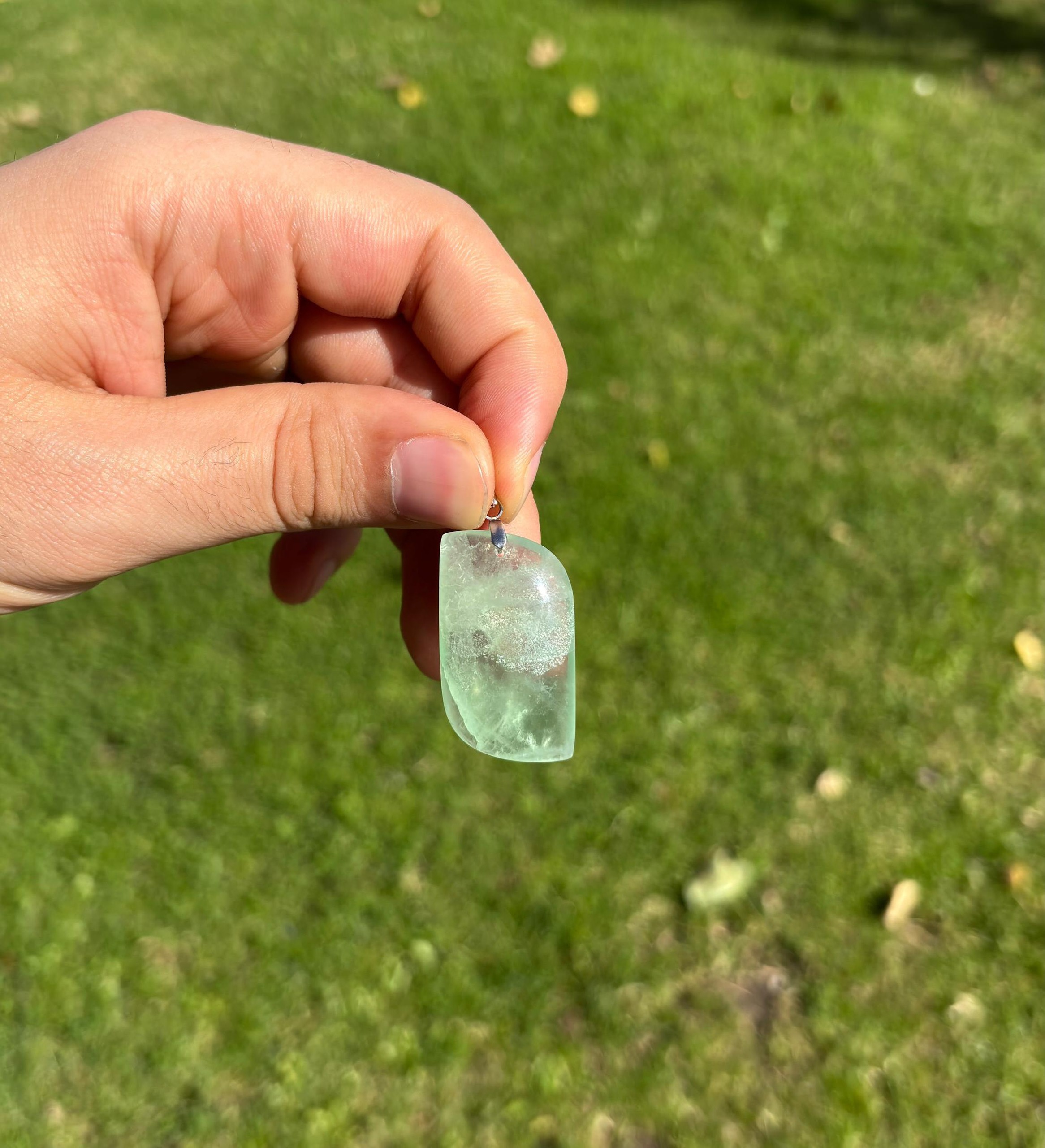 collier fluorite verte/قلادة الفلوريت الأخضر