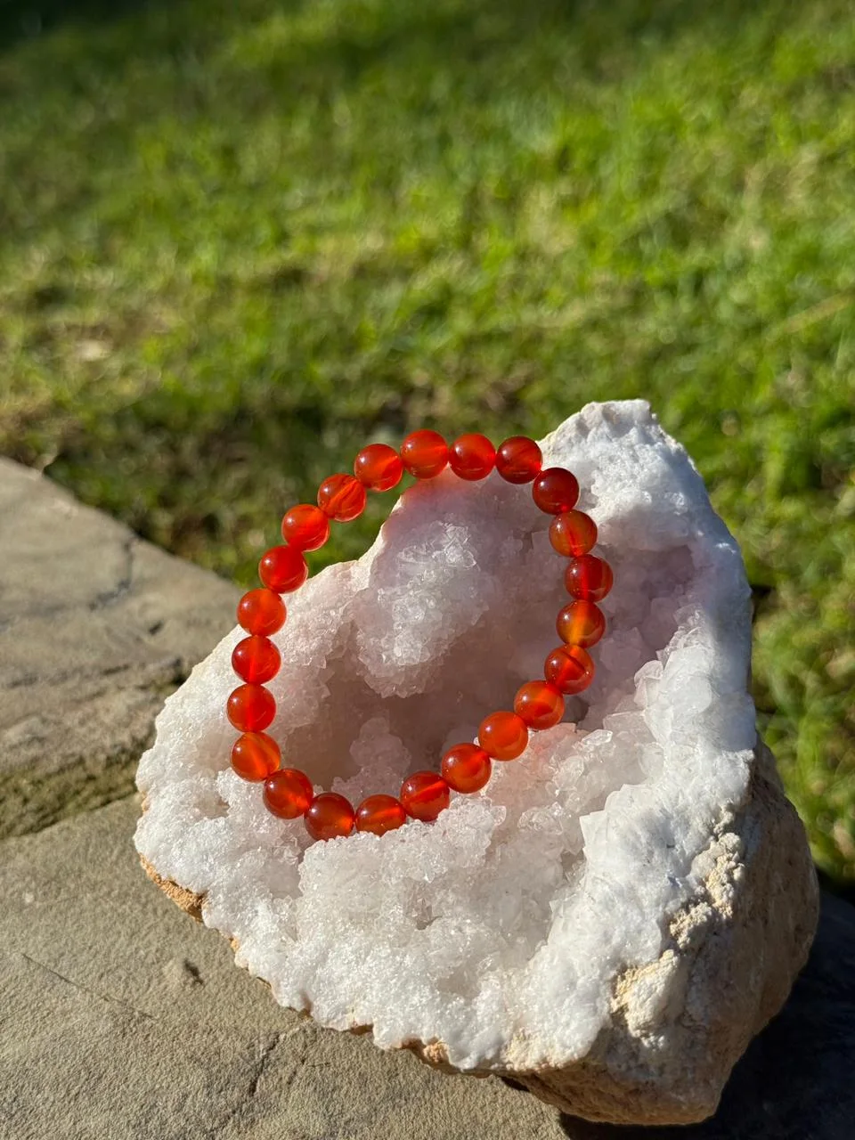 bracelet cornaline  /سوار كارنيليان