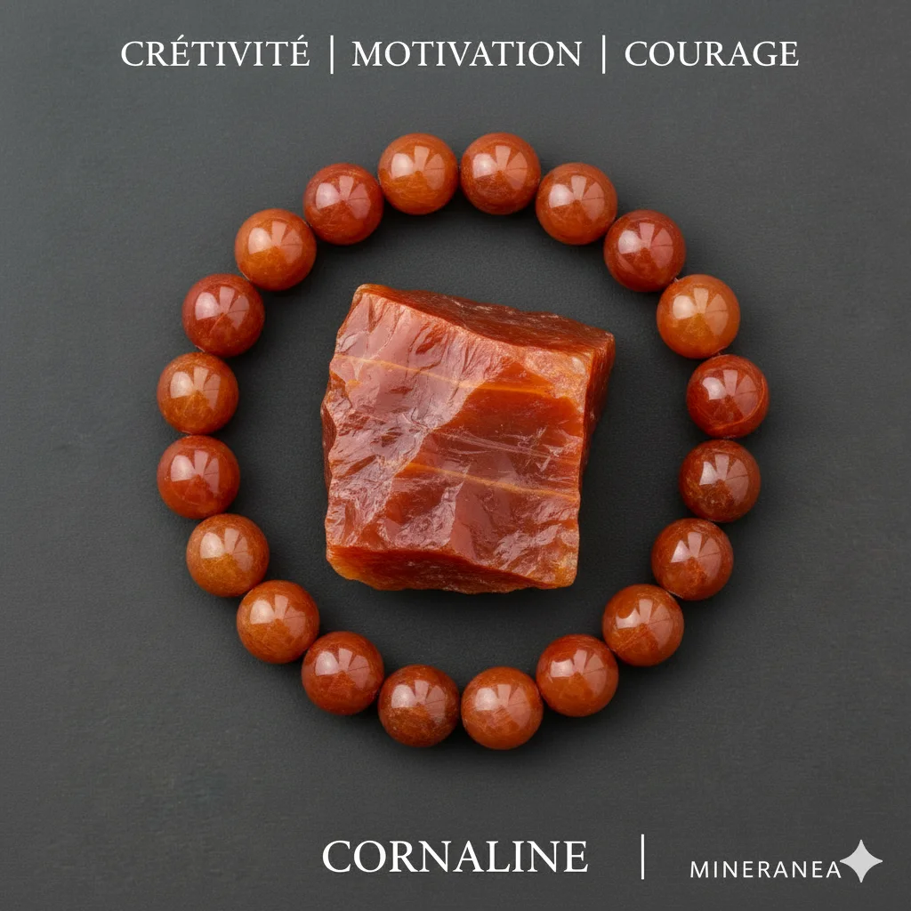 bracelet cornaline  /سوار كارنيليان