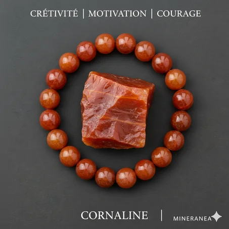 bracelet cornaline  /سوار كارنيليان