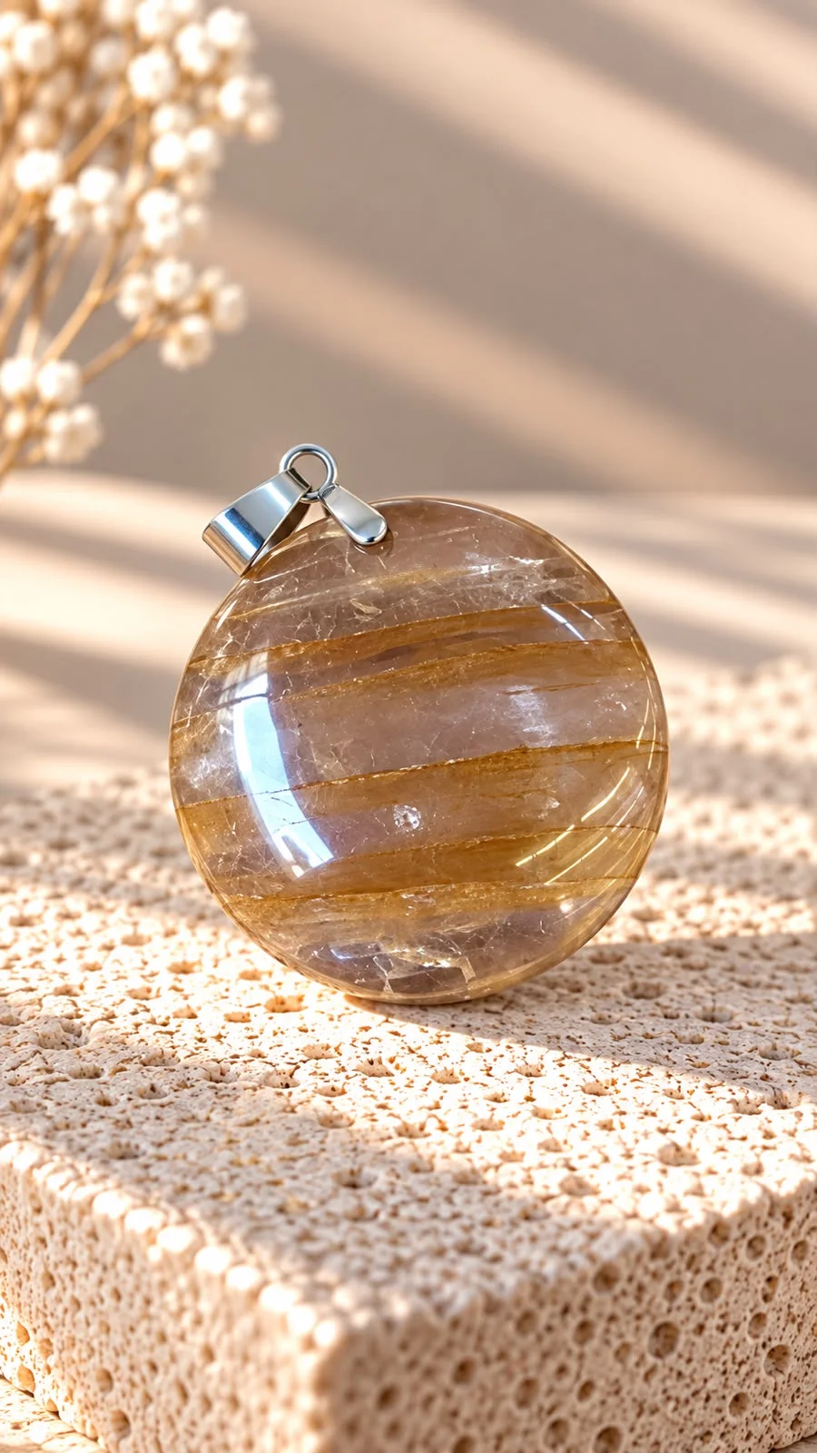collier fluorite jaune  /قلادة الفلوريت الأصفر